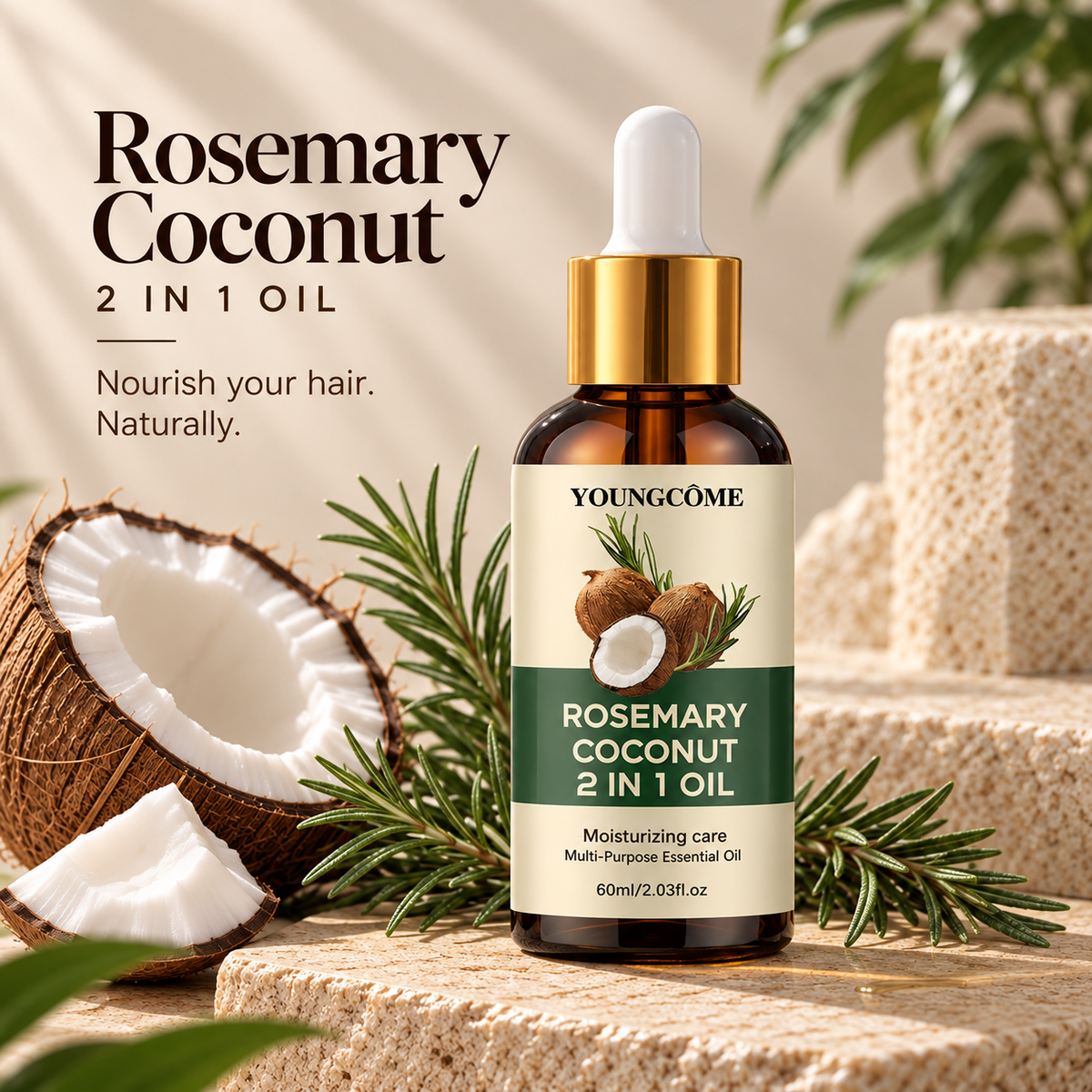Rosemary & Coconut Hair Oil